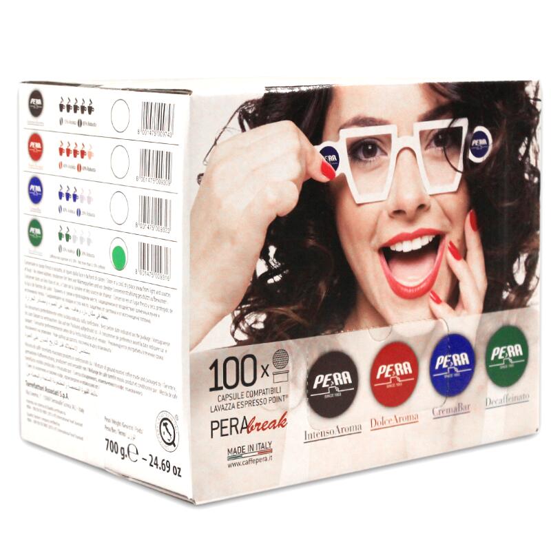 Пера кафе капсули Брейк Крема Бар 100 бр. EP система